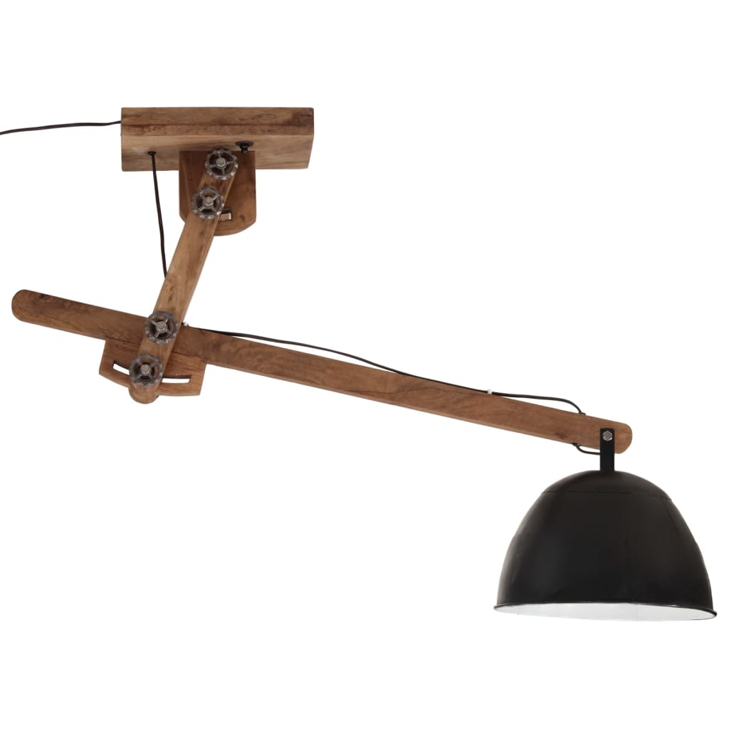 Plafondlamp 25 W E27 105x30x65-108 cm vintage zilverkleurig