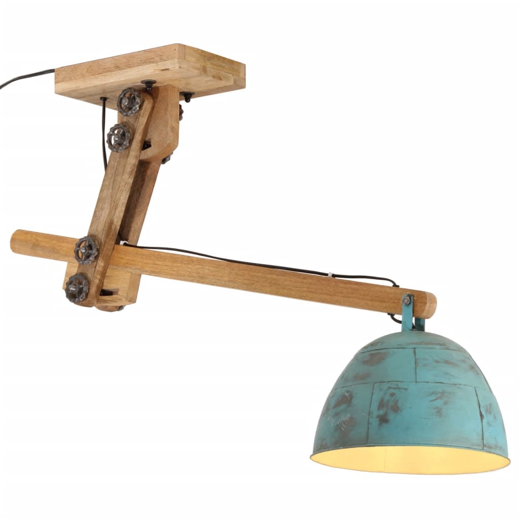 Plafondlamp 25 W E27 105x30x65-108 cm vintage zilverkleurig