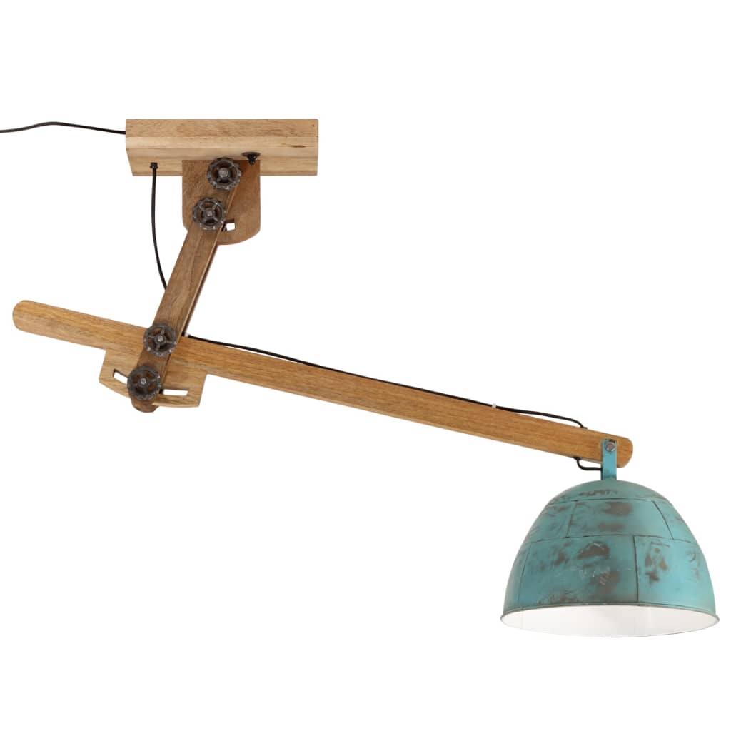 Plafondlamp 25 W E27 105x30x65-108 cm vintage zilverkleurig