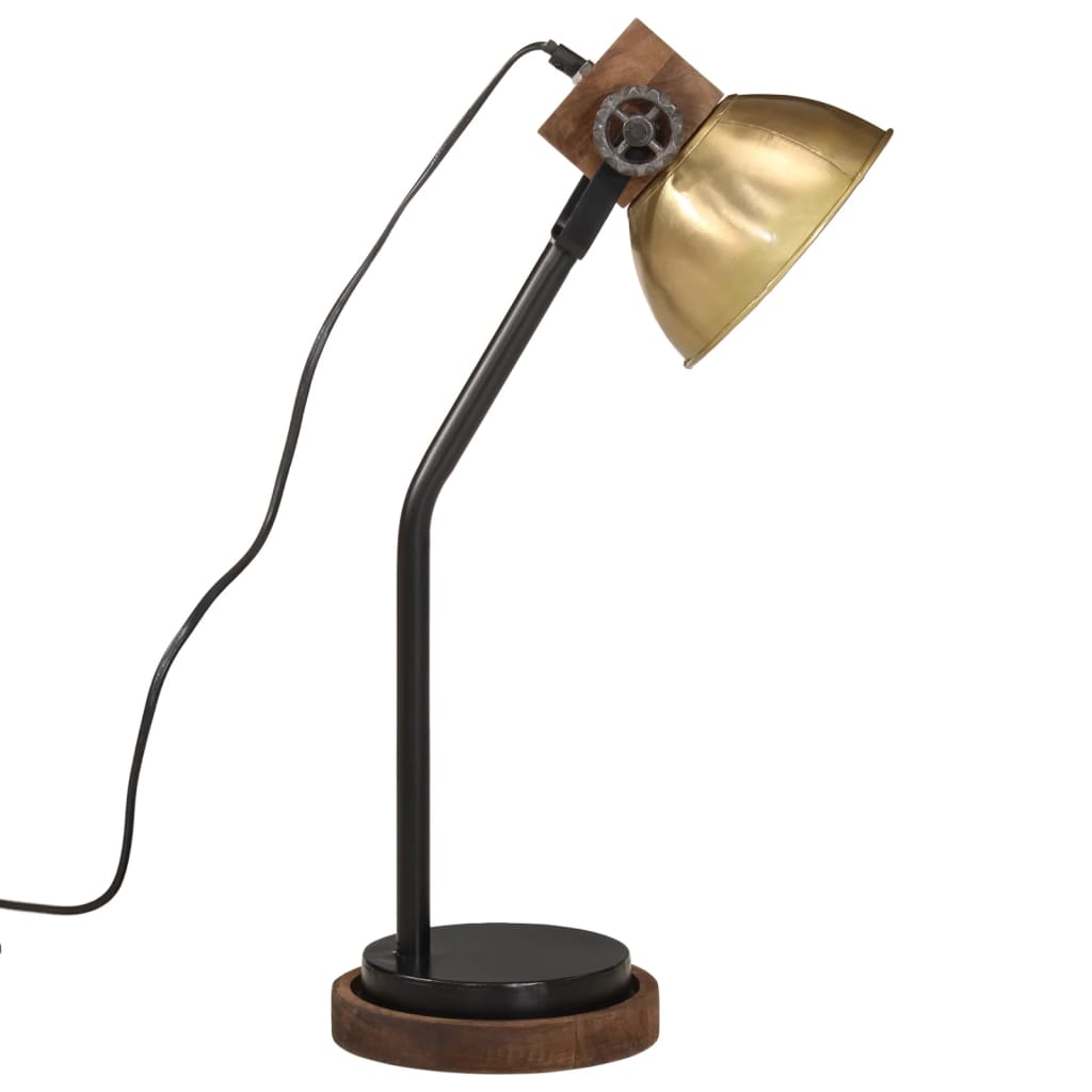 Lampe de bureau 25 W E27 18x18x60 cm patiné