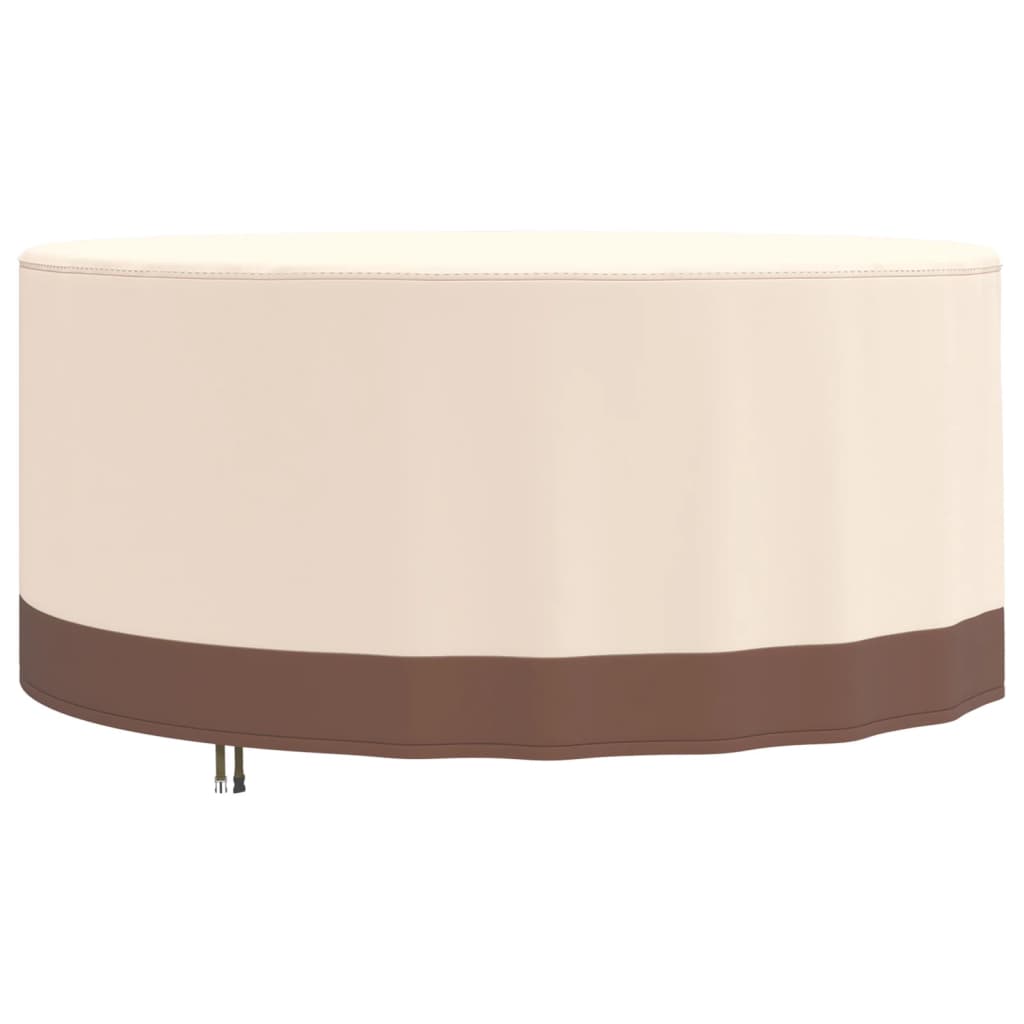 Tuinmeubelhoes rond 600D Ø 157x71 cm oxford beige