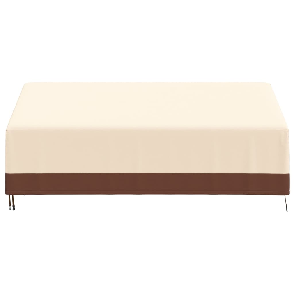 Tuinhoes 2-zitsbank 600D 137x97x48/74 cm oxford beige