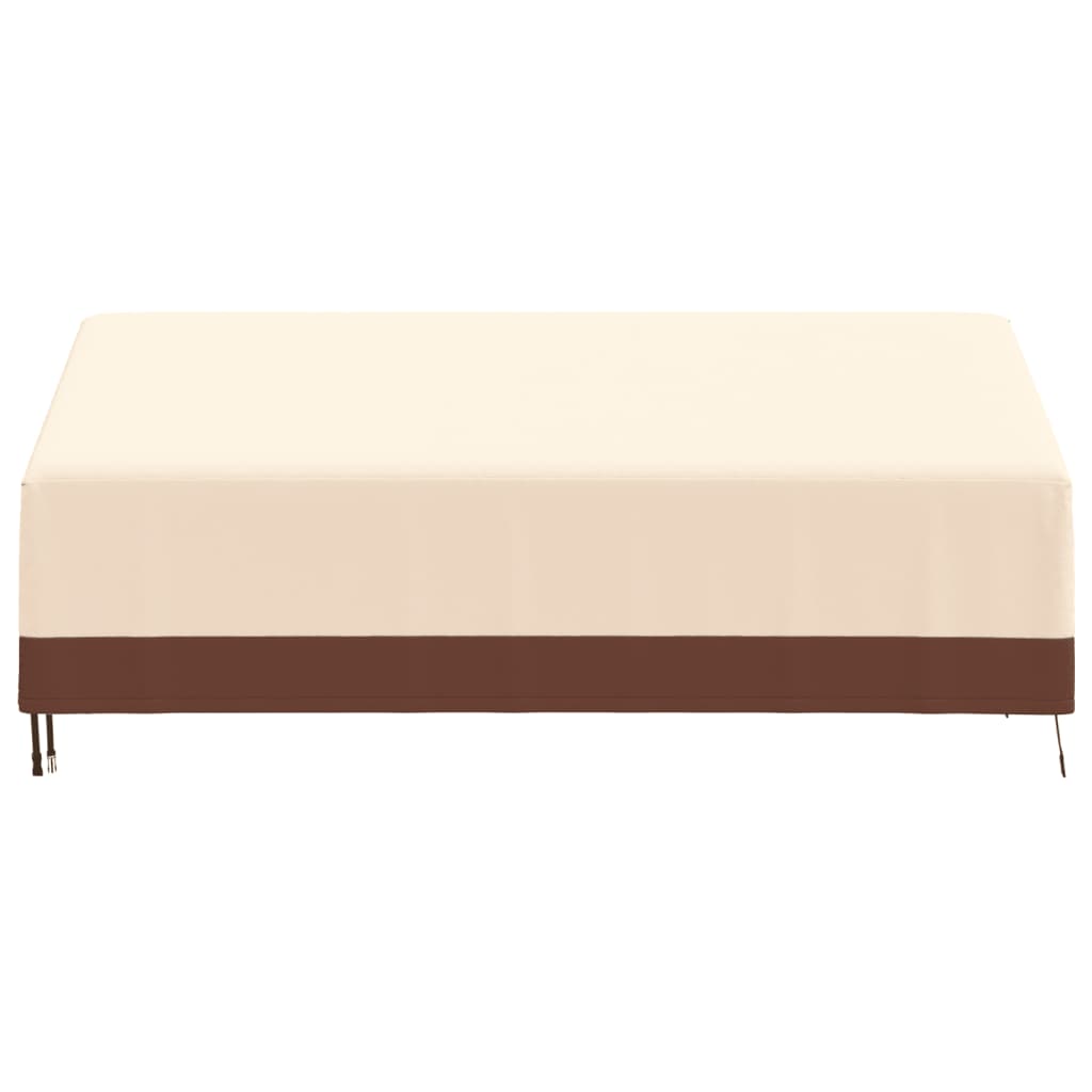 Tuinhoes 2-zitsbank 600D 137x97x48/74 cm oxford beige