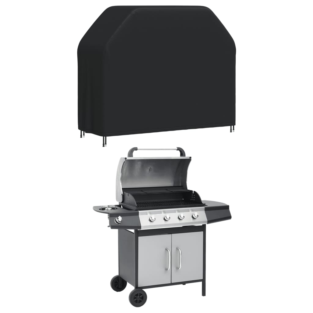 Housse de barbecue 140x58x106 cm 420D oxford noir