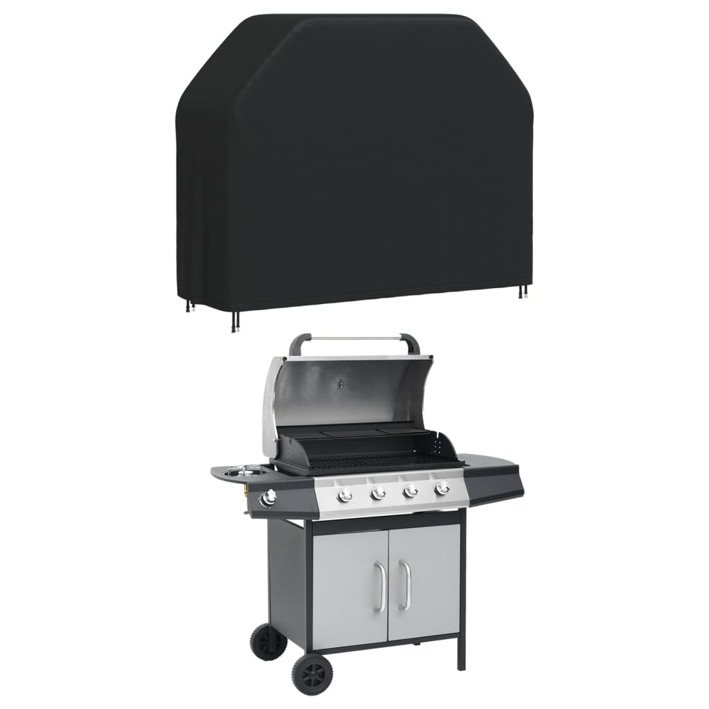 Housse de barbecue 140x58x106 cm 420D oxford noir