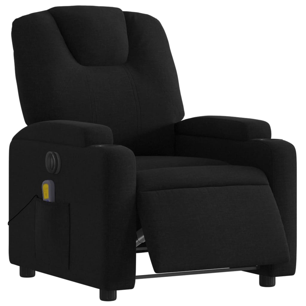 Fauteuil de massage en tissu à réglage électrique