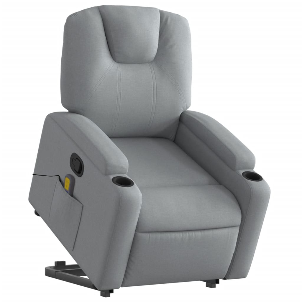 Fauteuil de massage debout, tissu réglable électriquement