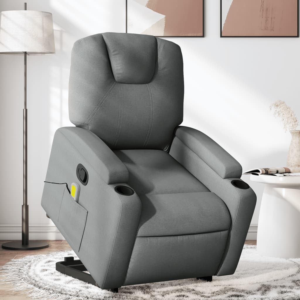 Fauteuil de massage debout, tissu réglable électriquement