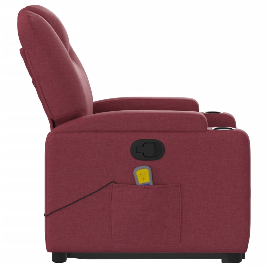 Fauteuil de massage debout, tissu réglable électriquement