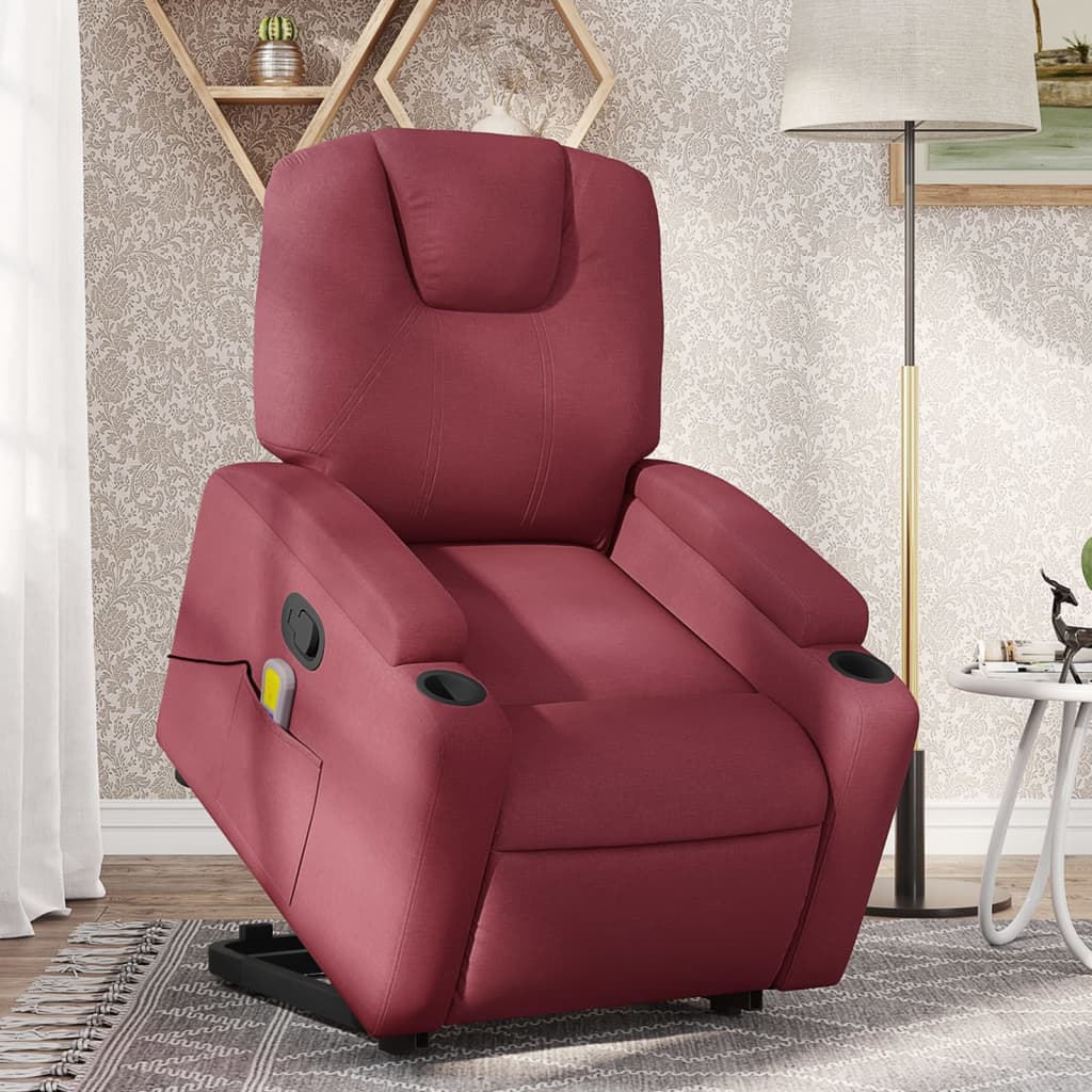 Fauteuil de massage debout, tissu réglable électriquement