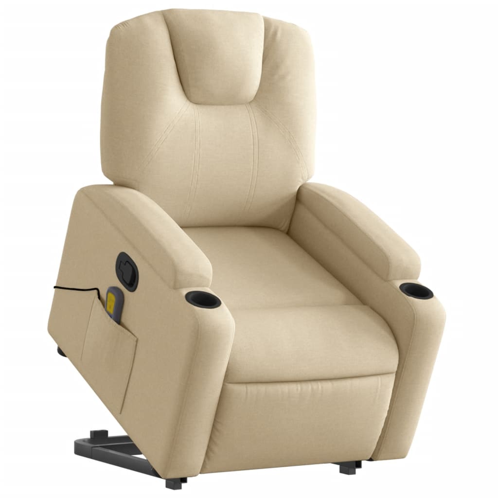 Fauteuil de massage debout, tissu réglable électriquement