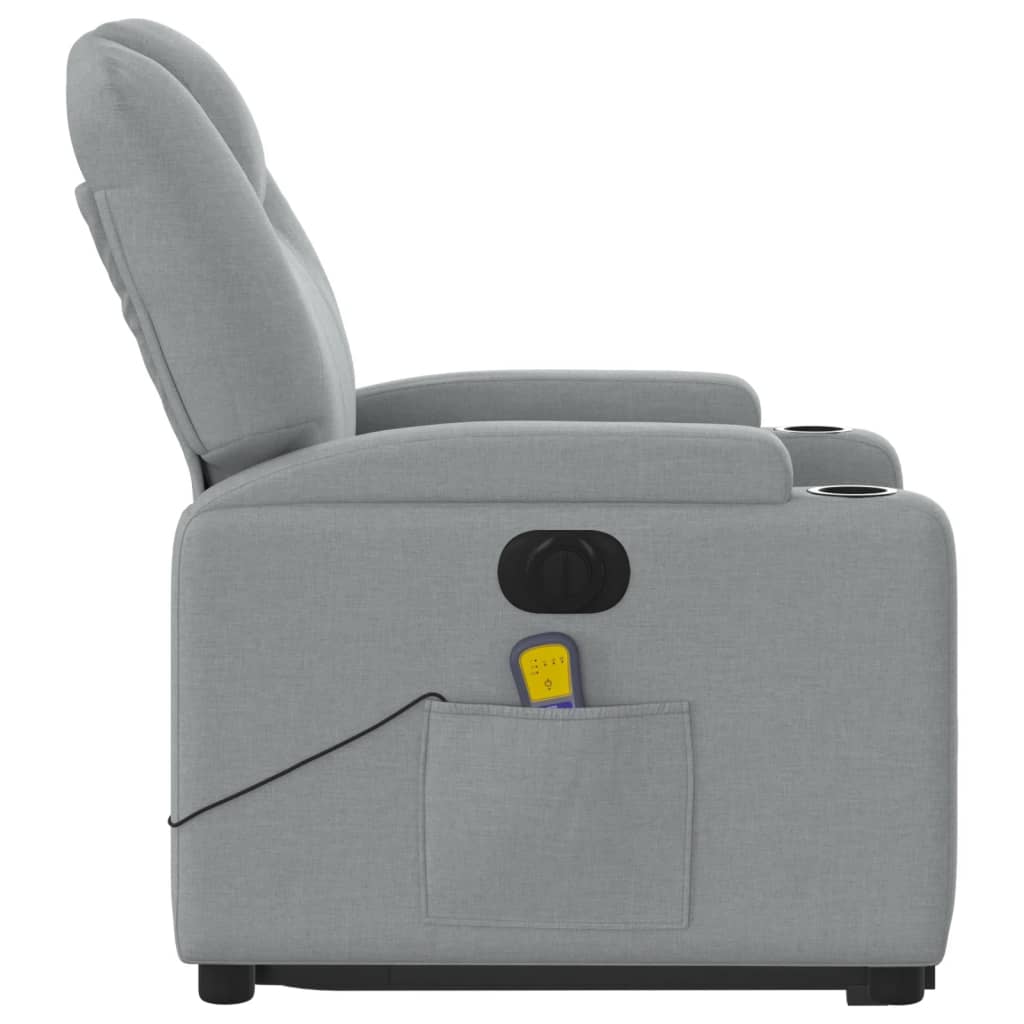 Fauteuil de massage debout, tissu réglable électriquement