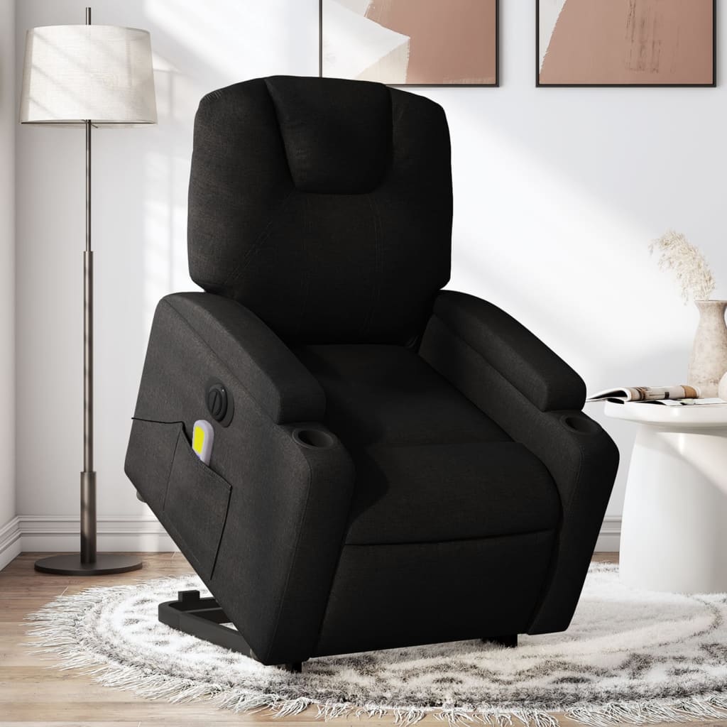 Fauteuil de massage debout, tissu réglable électriquement