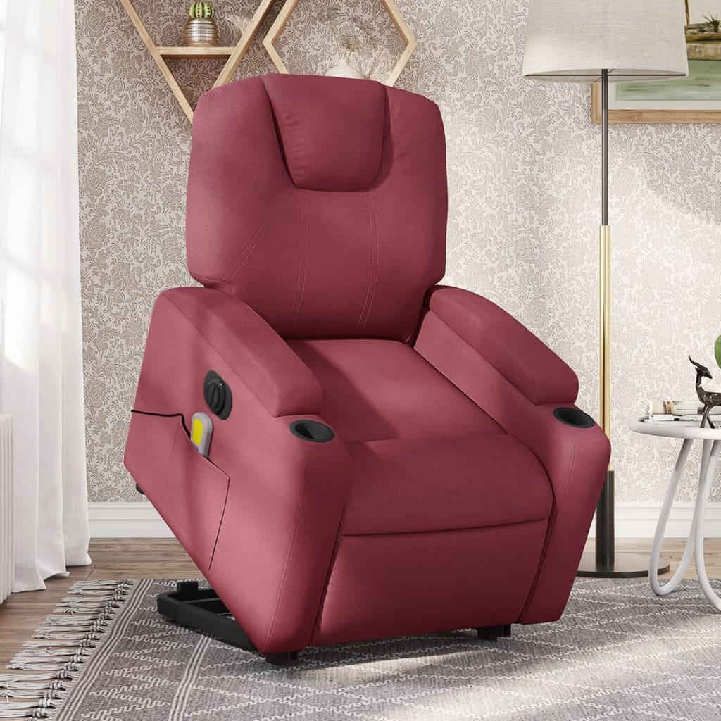 Fauteuil de massage debout, tissu réglable électriquement