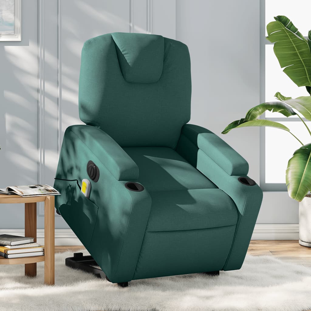 Fauteuil de massage debout, tissu réglable électriquement