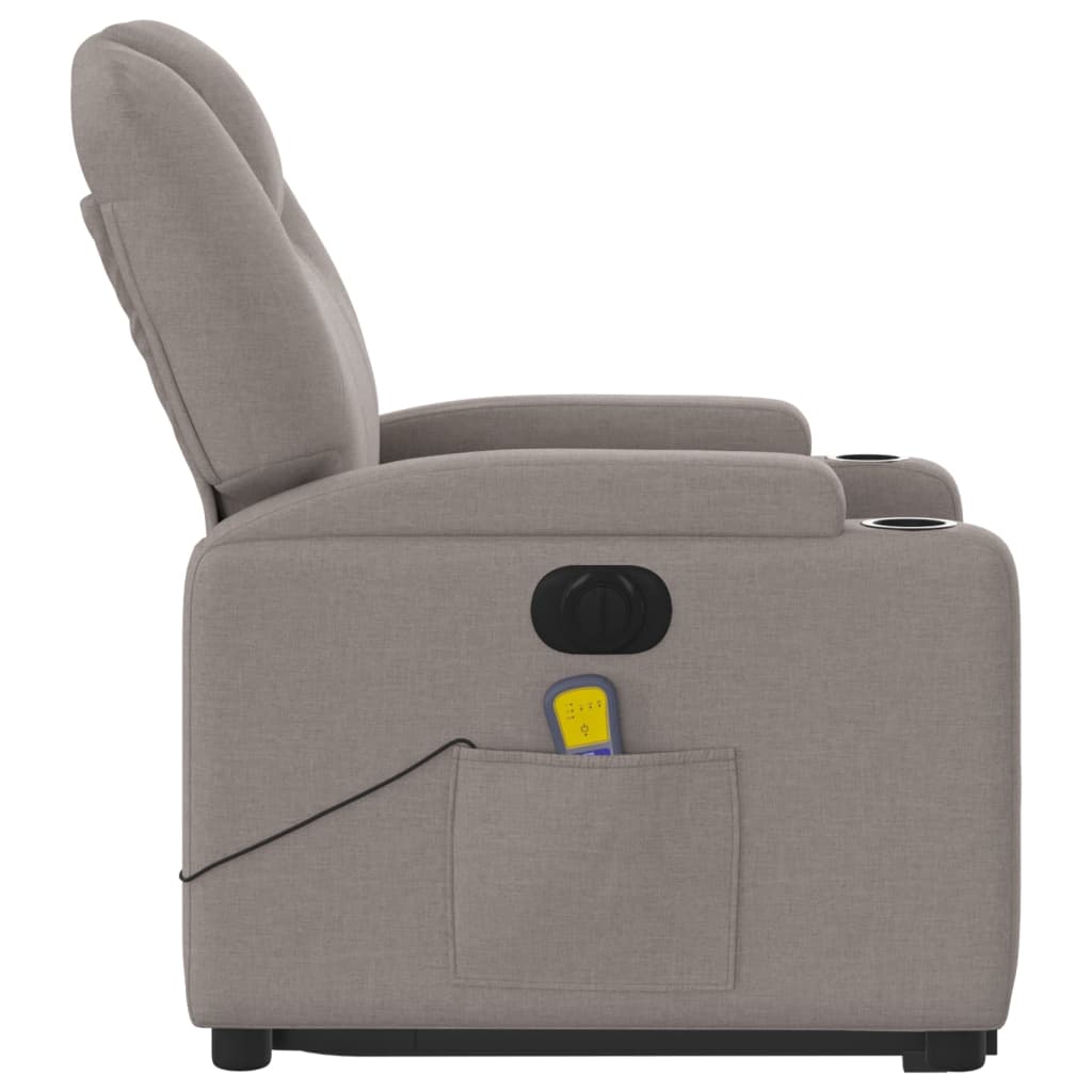 Fauteuil de massage debout, tissu réglable électriquement