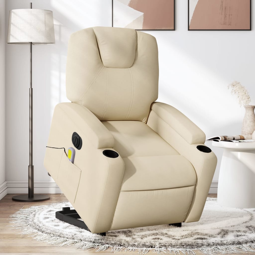 Fauteuil de massage debout, tissu réglable électriquement