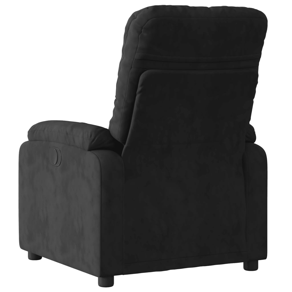 Fauteuil de massage en tissu microfibre à réglage électrique