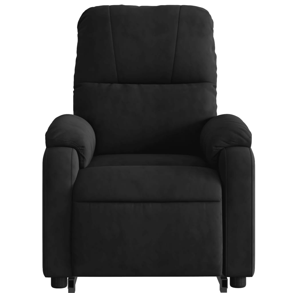 Fauteuil de massage debout, tissu microfibre réglable électriquement