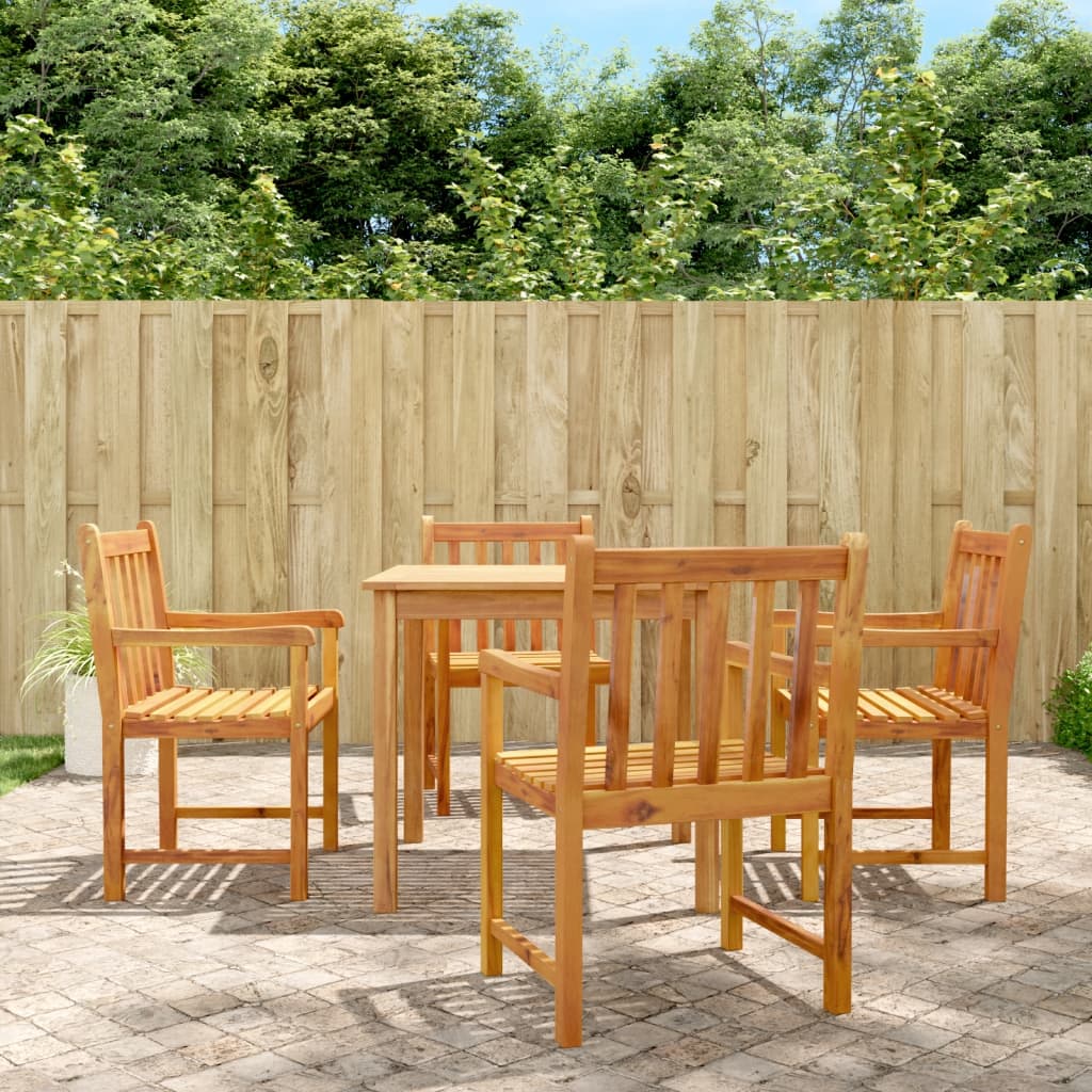 Chaises de jardin 8 pcs 56x55,5x90 cm bois d'acacia massif