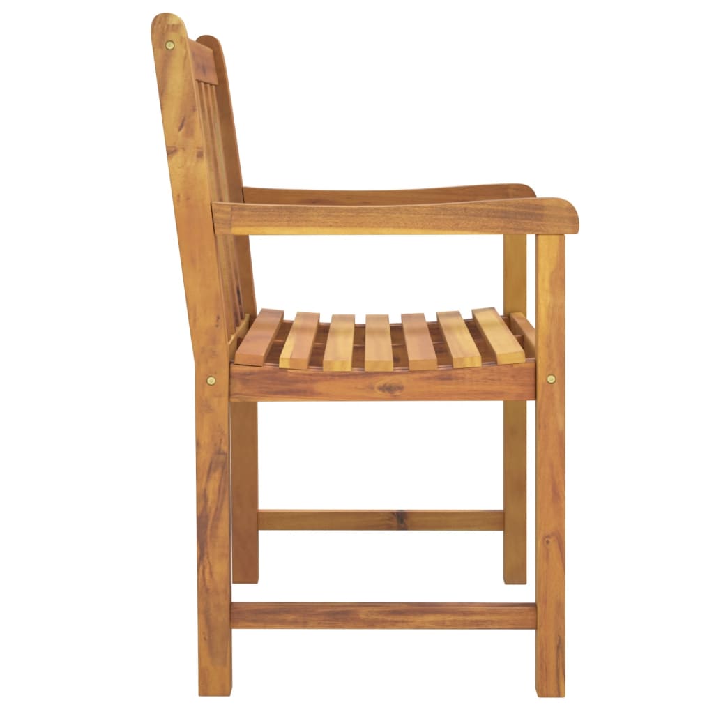 Chaises de jardin 8 pcs 56x55,5x90 cm bois d'acacia massif