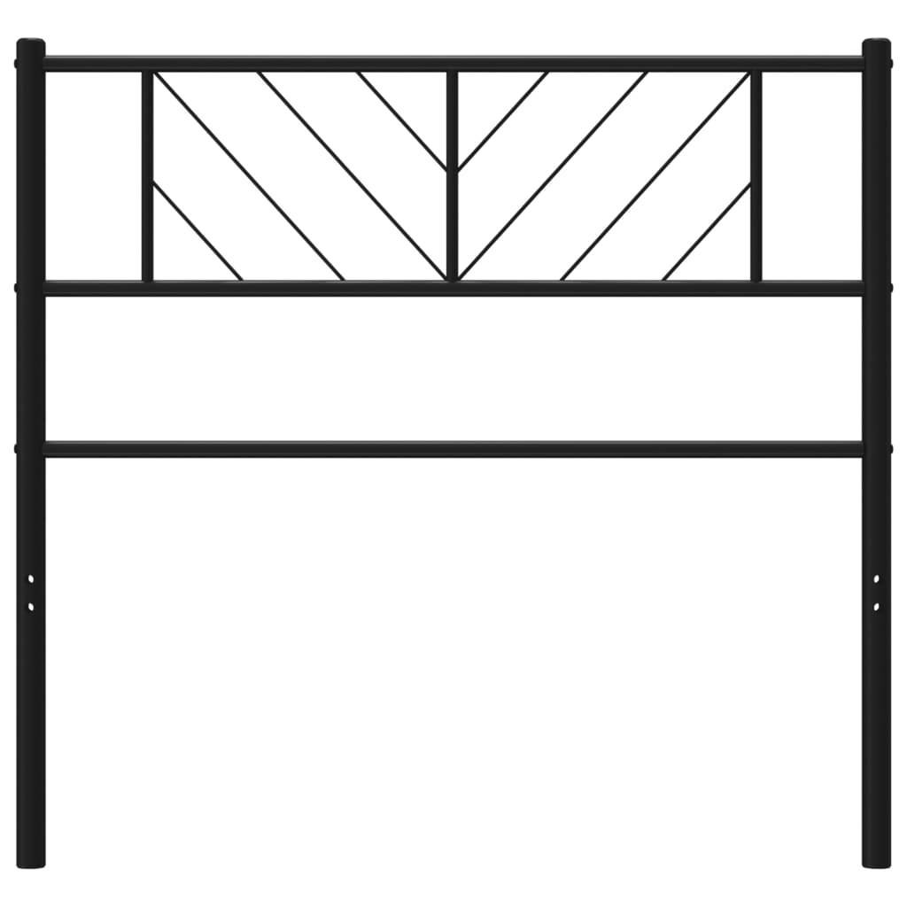 Hoofdbord 75 cm metaal