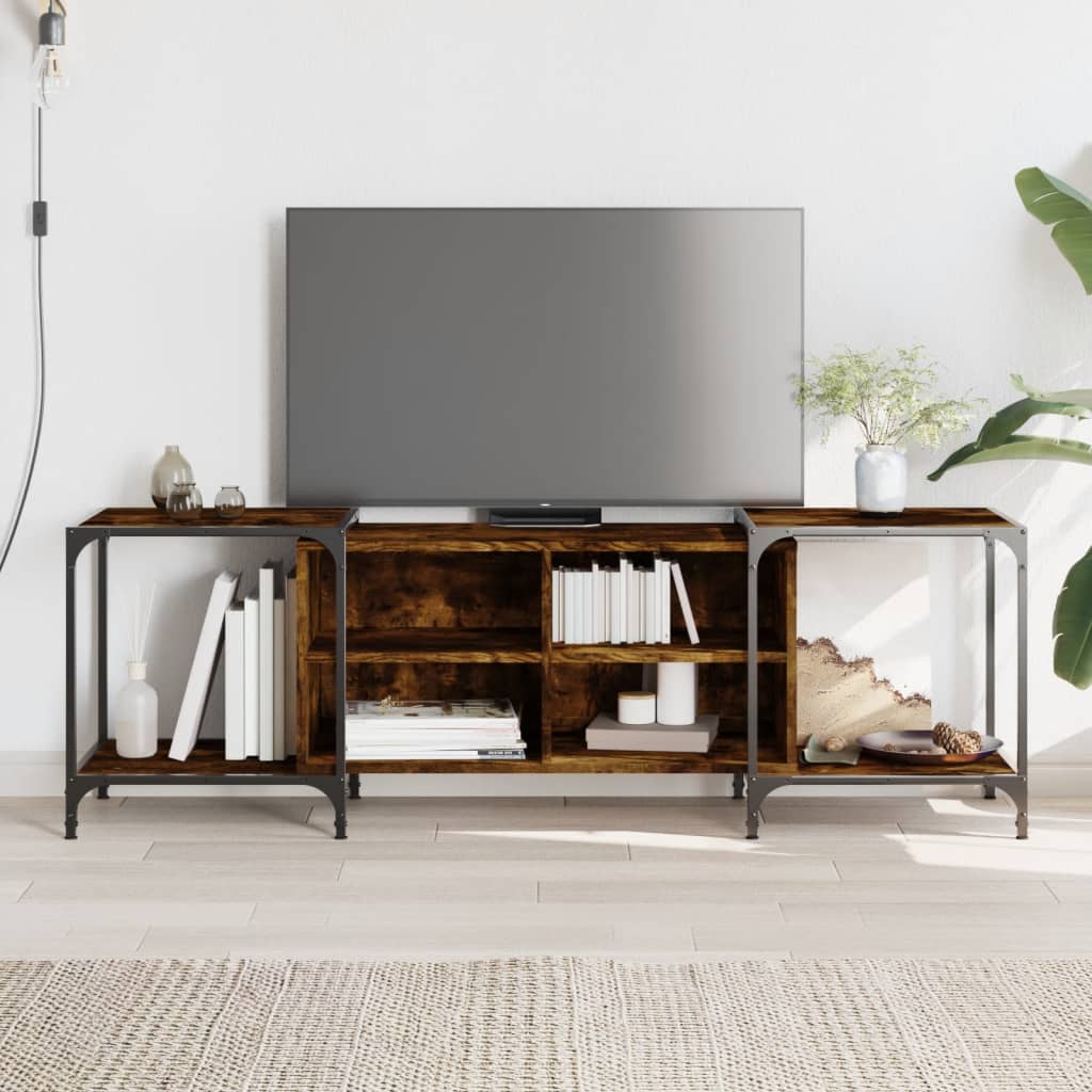 Tv-meubel 153x37x50 cm bewerkt hout