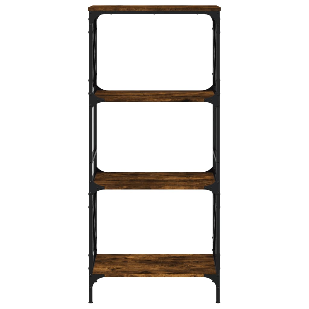 Boekenkast 3-laags 59x35x90,5 cm bewerkt hout