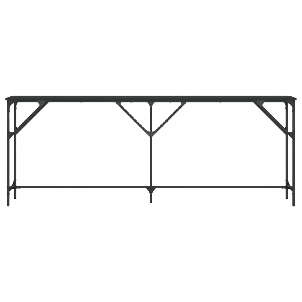 Wandtafel 200x29x75 cm bewerkt hout