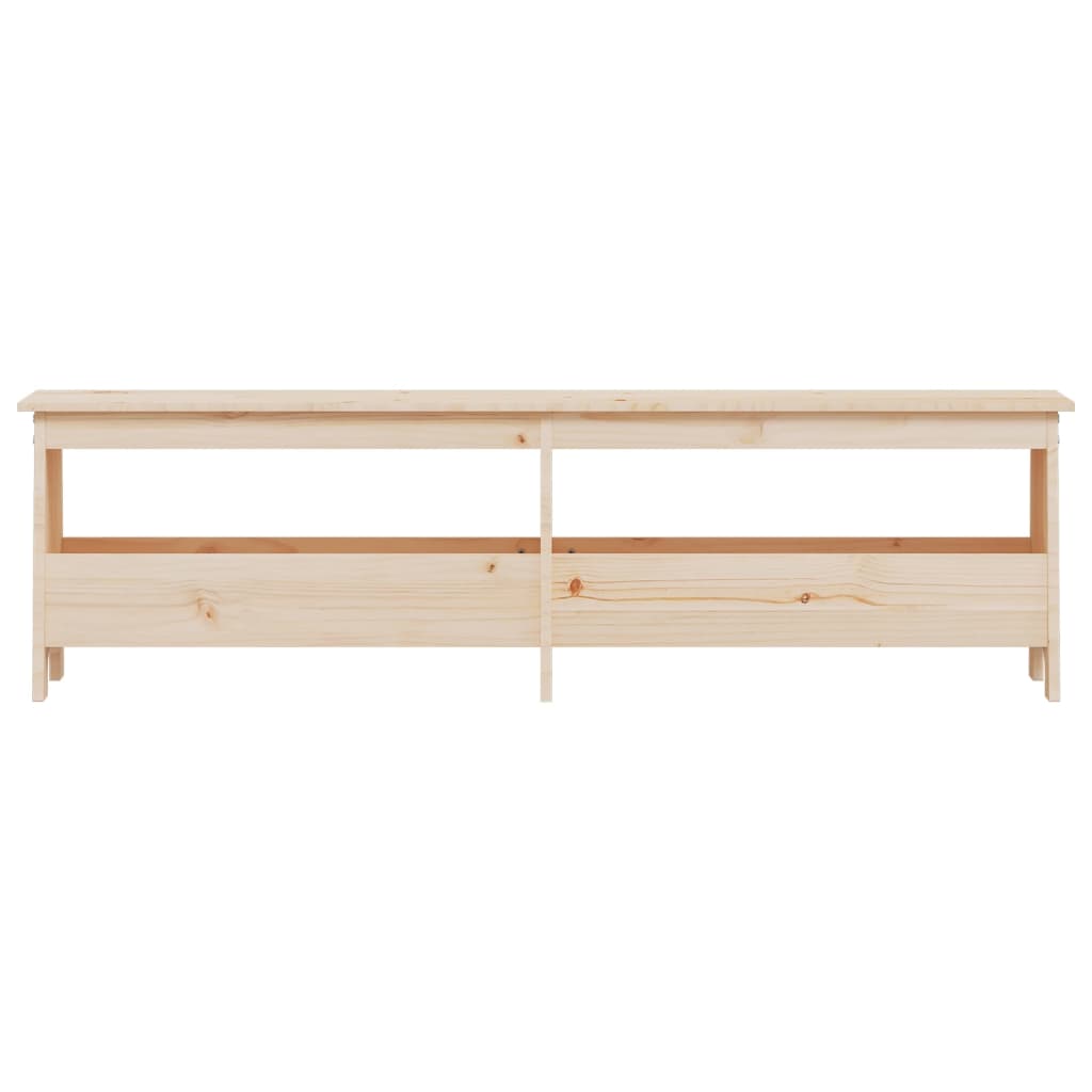 Banc d'entrée 60x28x45 cm en bois de pin massif