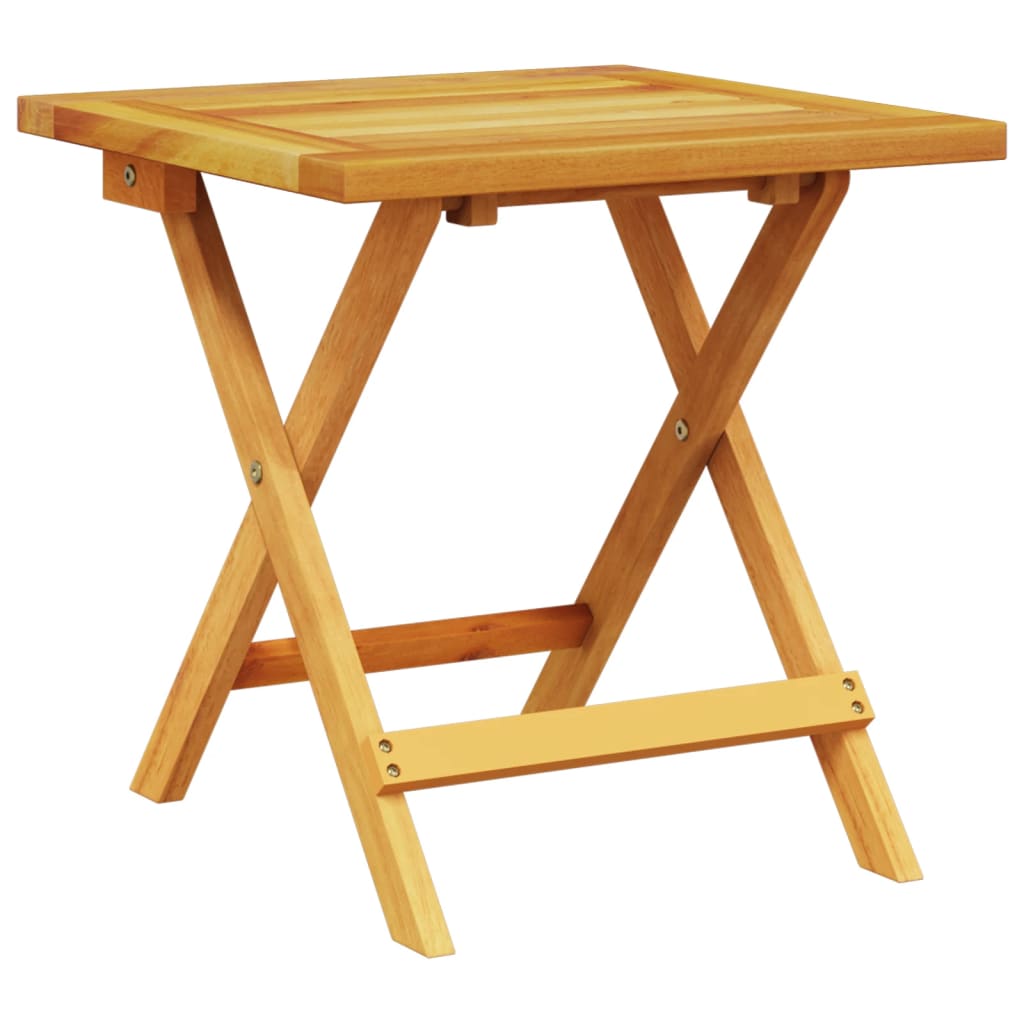 Chaises longues 2 pcs avec table en bois d'acacia massif