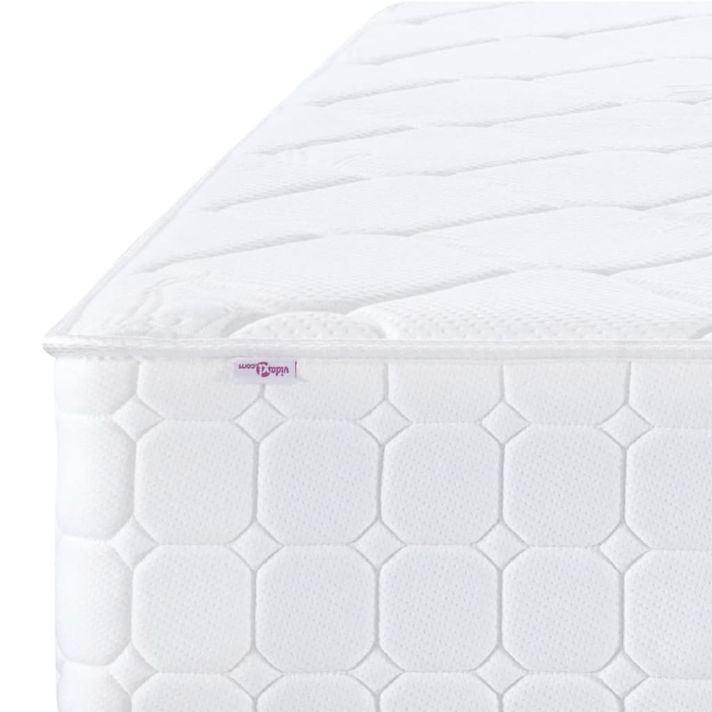 Matelas à ressorts ensachés mi-dur 160x200 cm Super King Size