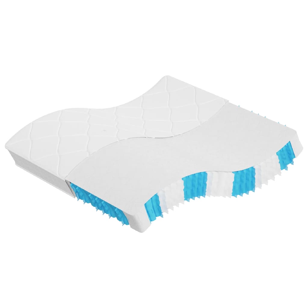 Matelas à ressorts ensachés mi-dur 160x200 cm Super King Size