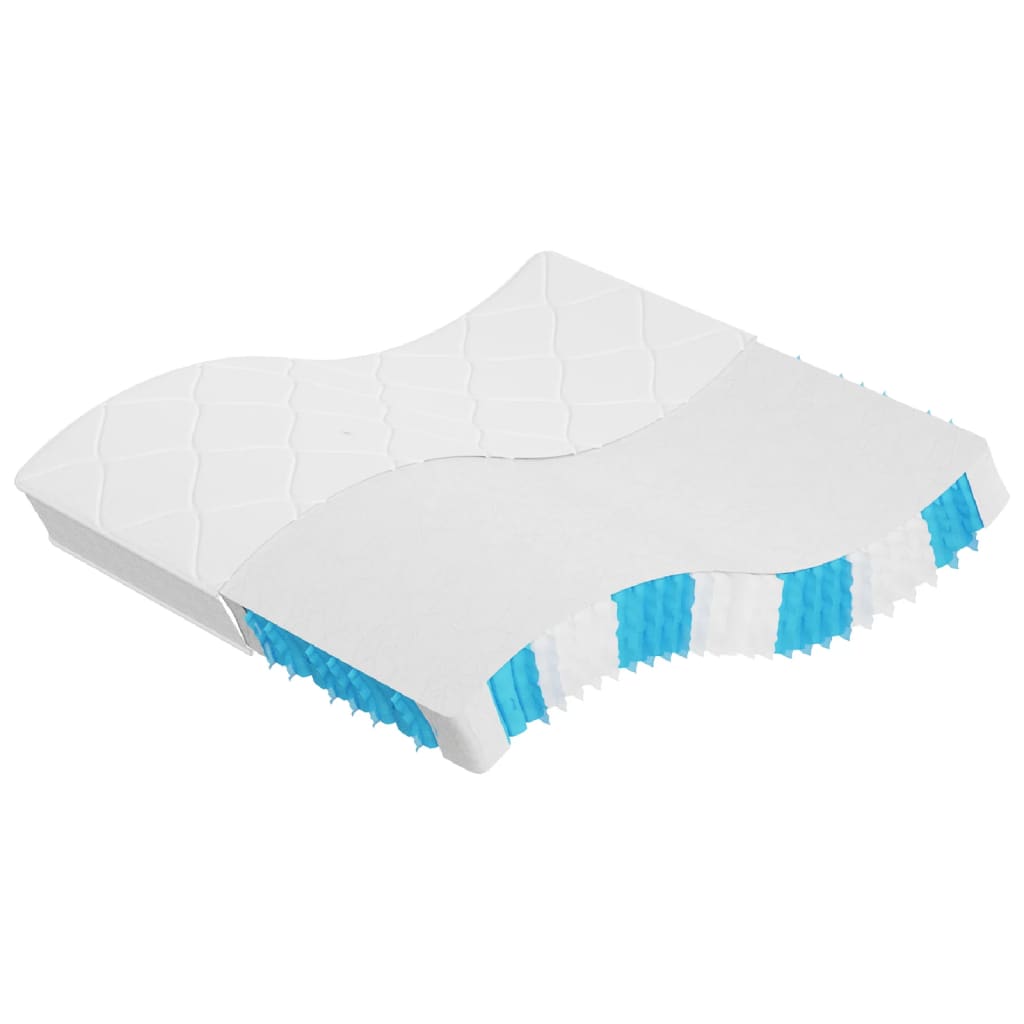 Matelas à ressorts ensachés mi-dur 160x200 cm Super King Size