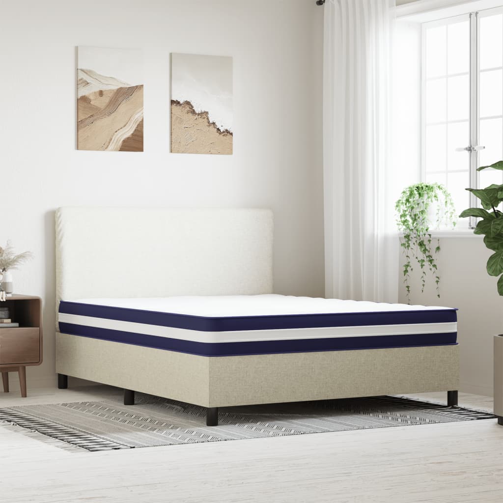 Matelas à ressorts ensachés mi-dur 140x190 cm