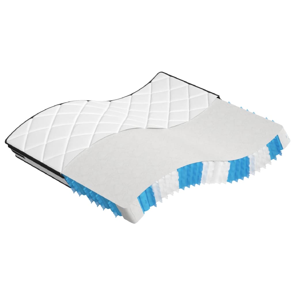 Matelas à ressorts ensachés mi-ferme-plus 200x200 cm