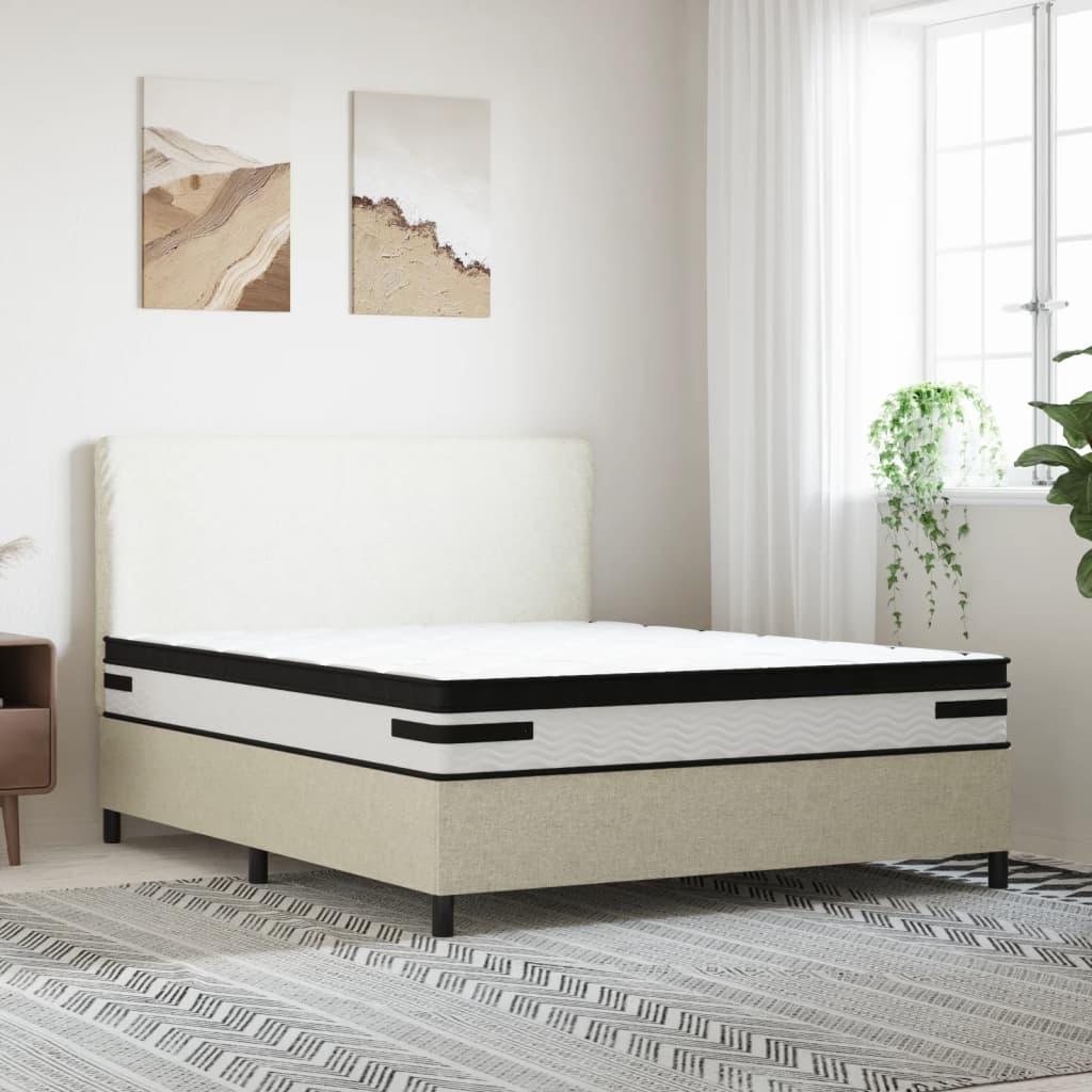 Matelas à ressorts ensachés mi-ferme-plus 200x200 cm