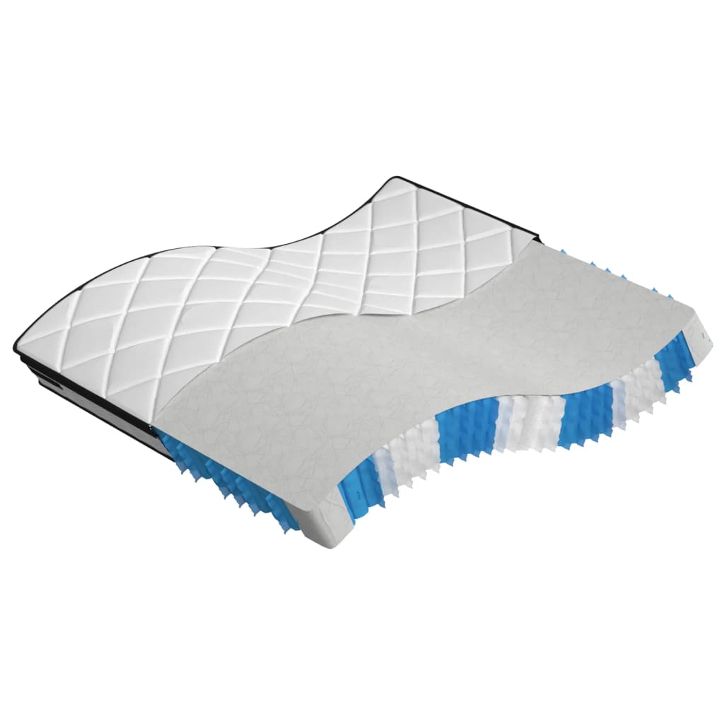 Matelas à ressorts ensachés mi-ferme-plus 200x200 cm