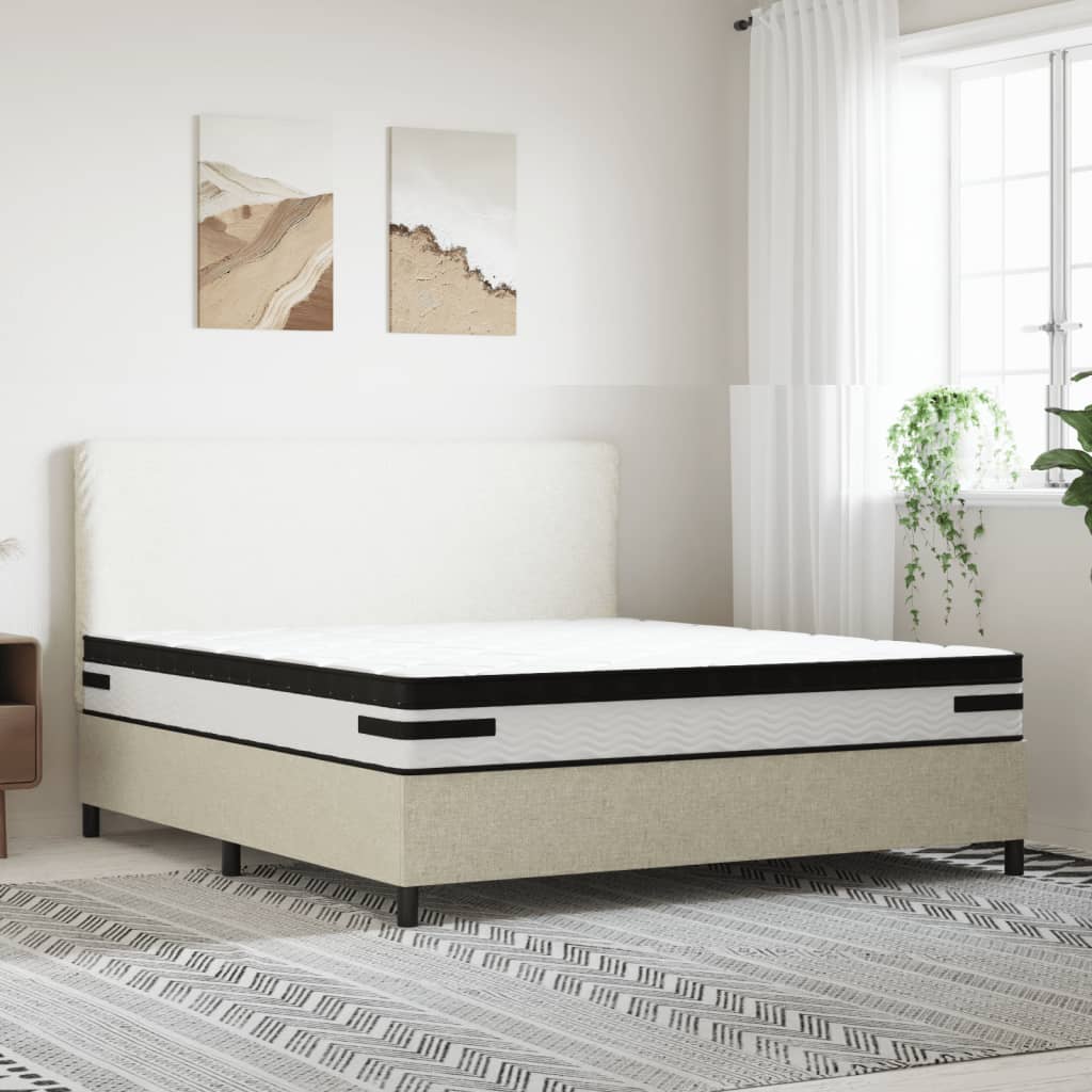 Matelas à ressorts ensachés mi-ferme-plus 200x200 cm