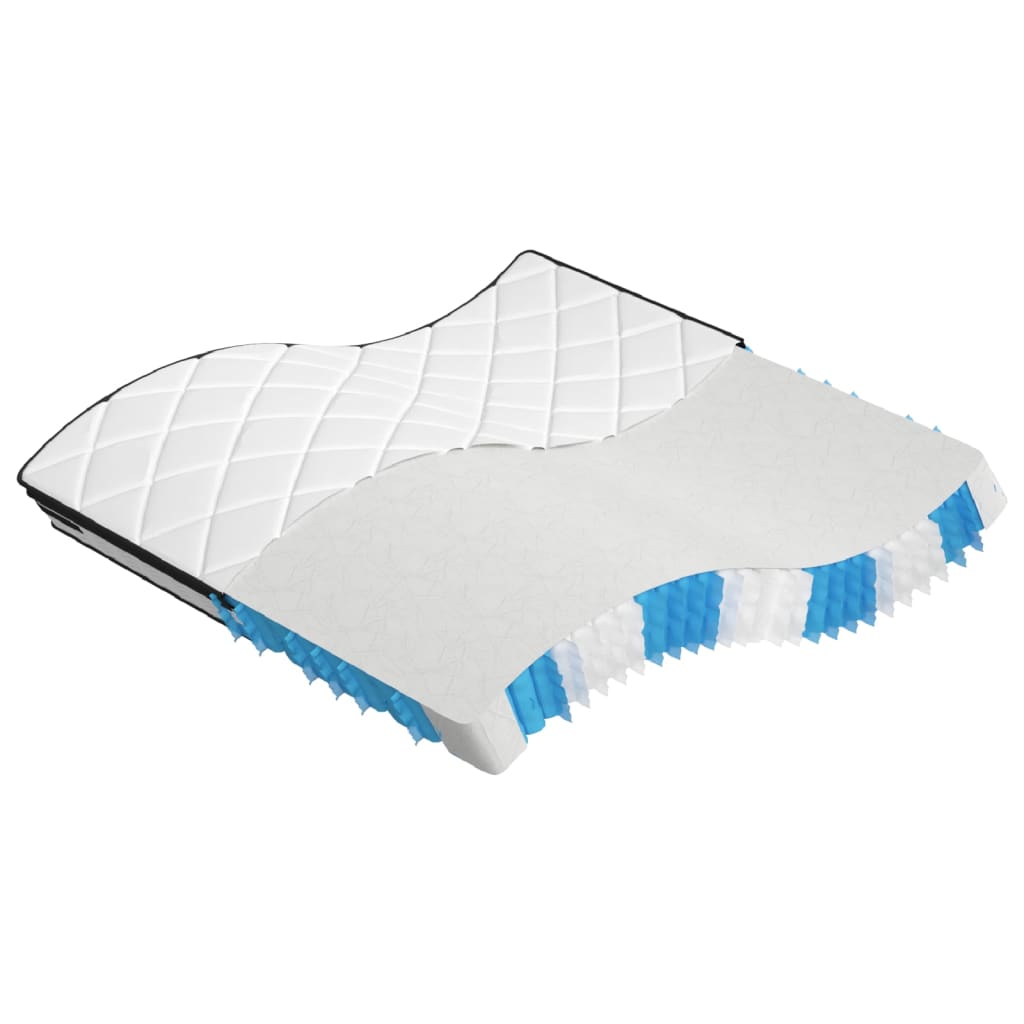 Matelas à ressorts ensachés mi-ferme-plus 200x200 cm