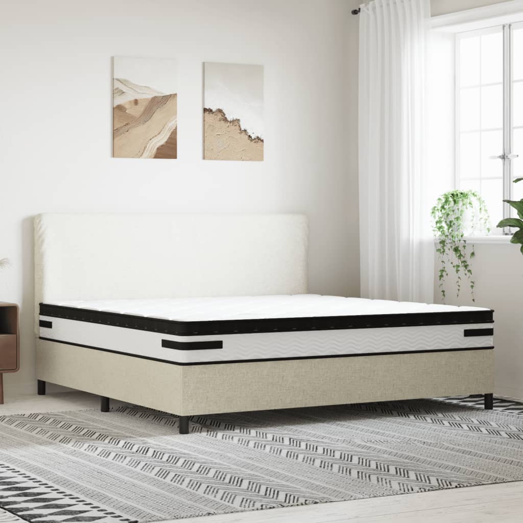 Matelas à ressorts ensachés mi-ferme-plus 200x200 cm