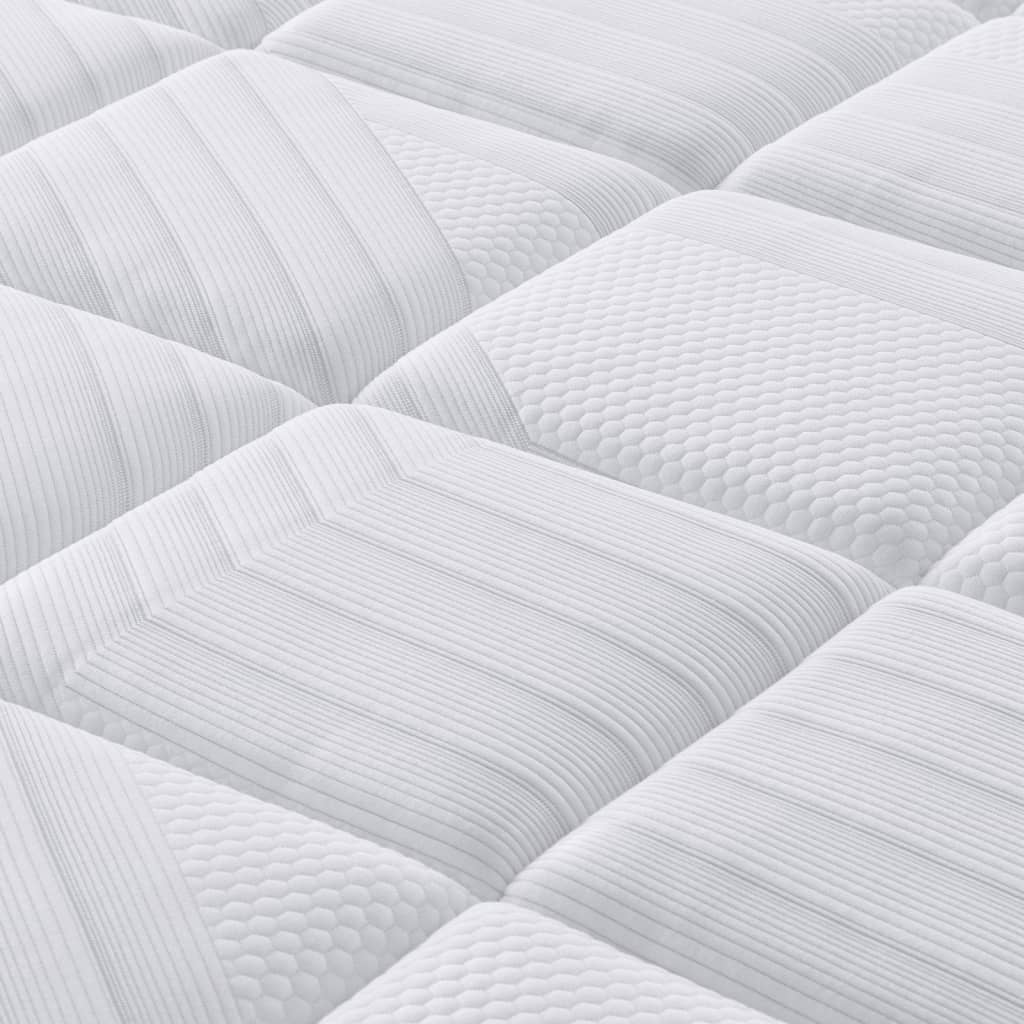 Matelas à ressorts ensachés mi-dur 200x200 cm