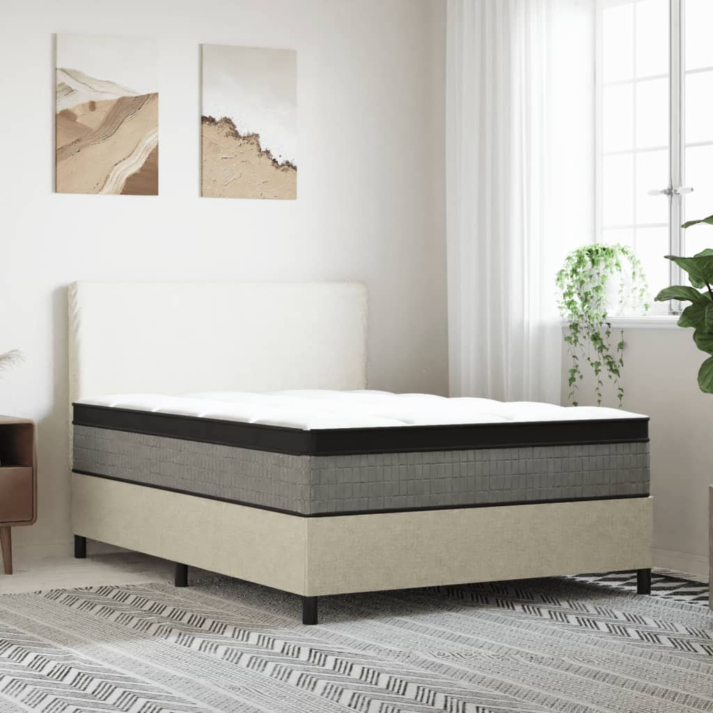 Matelas à ressorts ensachés mi-dur 200x200 cm