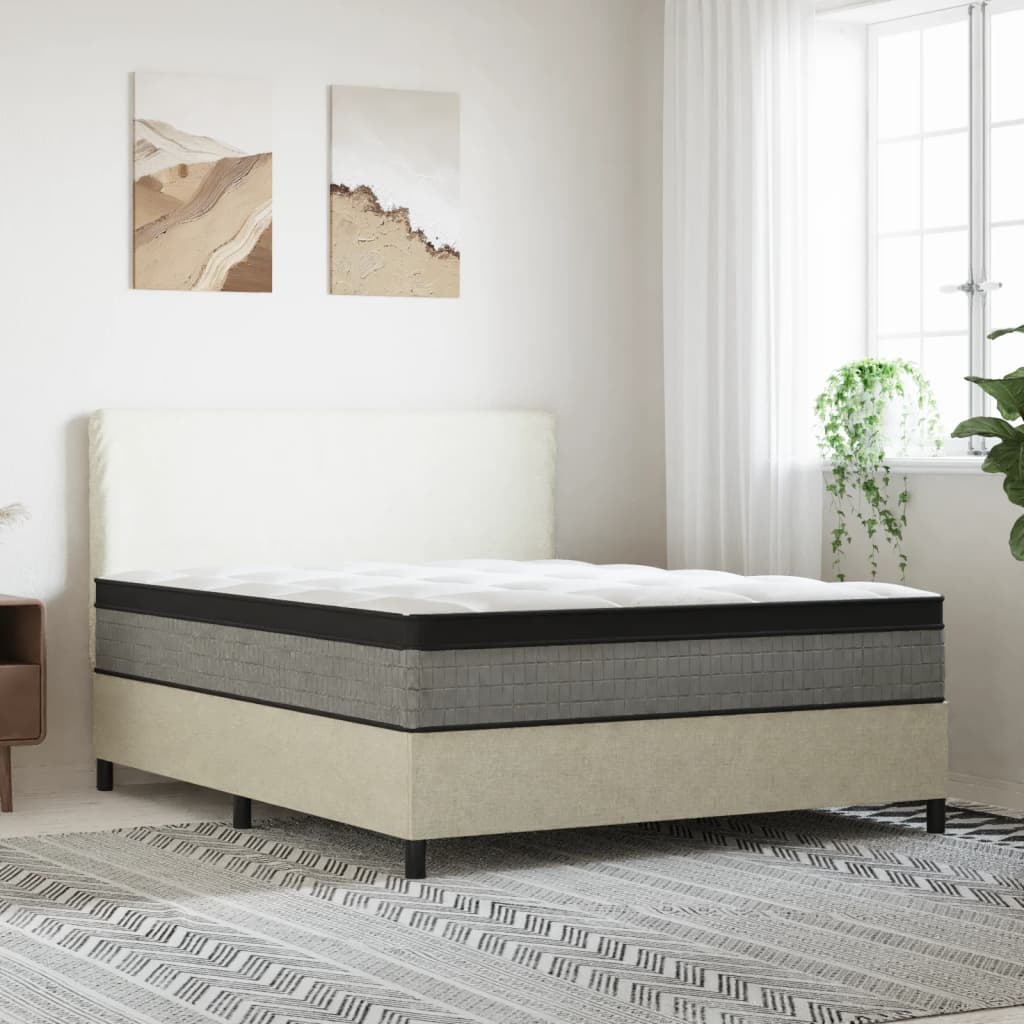 Matelas à ressorts ensachés mi-dur 200x200 cm