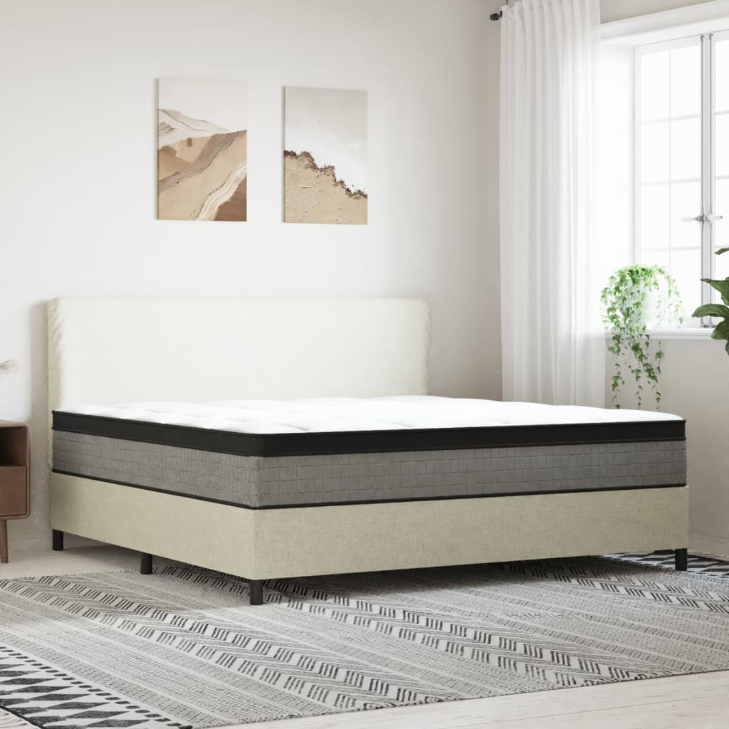 Matelas à ressorts ensachés mi-dur 200x200 cm