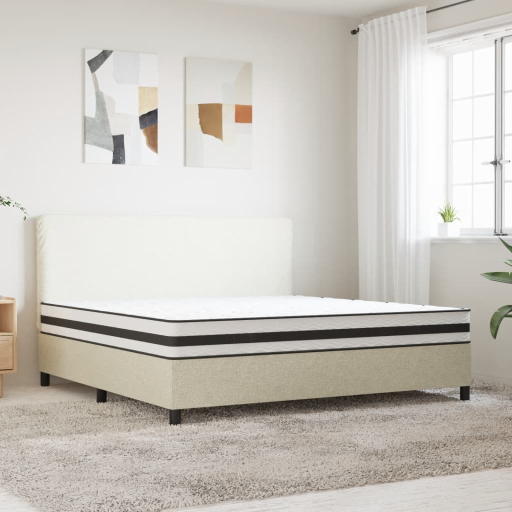 Matelas à ressorts mi-ferme 200x200 cm King Size