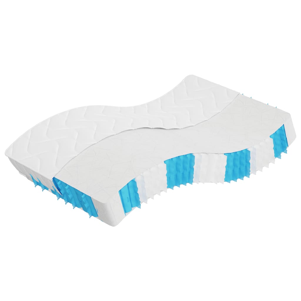 Matelas à ressorts ensachés mi-dur 160x200 cm Super King Size