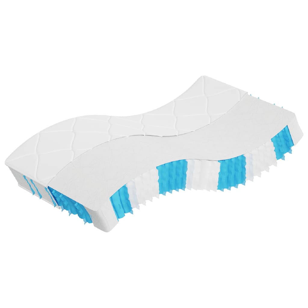 Matelas à ressorts ensachés mi-dur 160x200 cm Super King Size