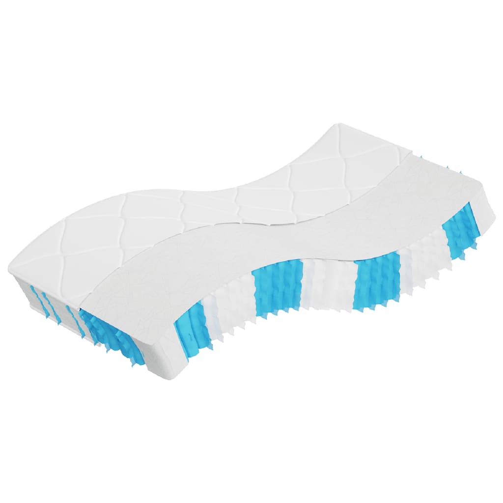 Matelas à ressorts ensachés mi-dur 160x200 cm Super King Size