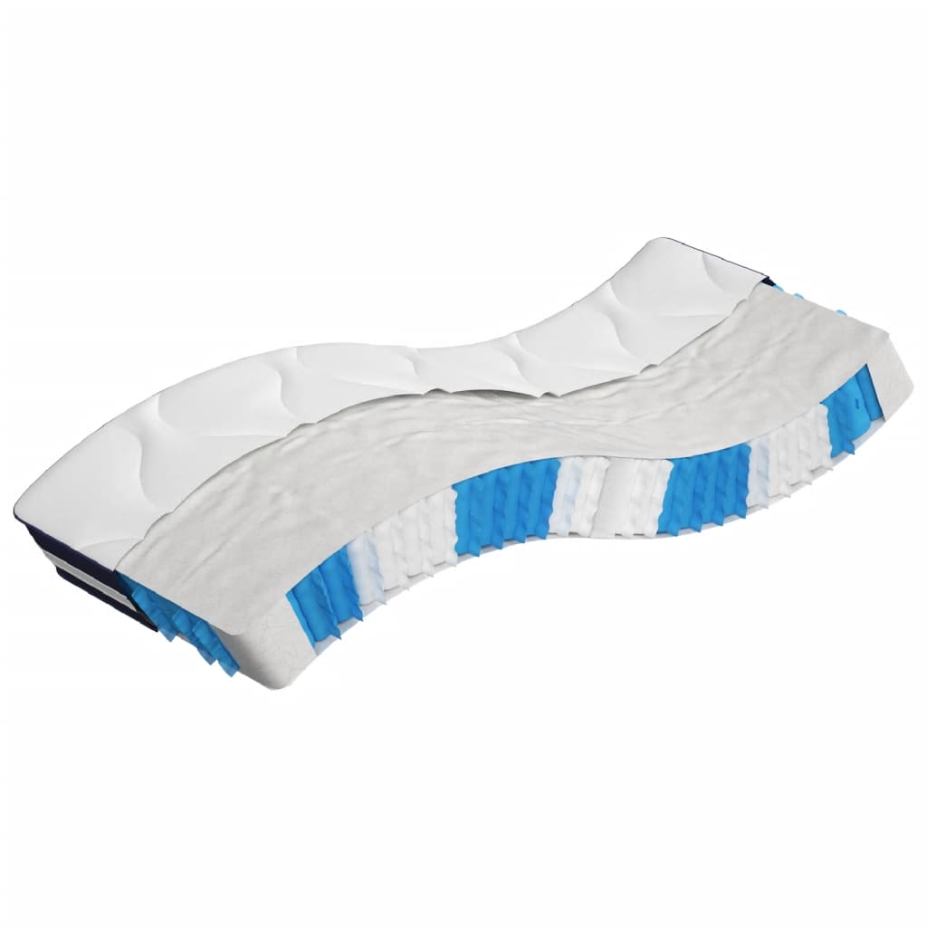 Matelas à ressorts ensachés mi-dur 140x190 cm